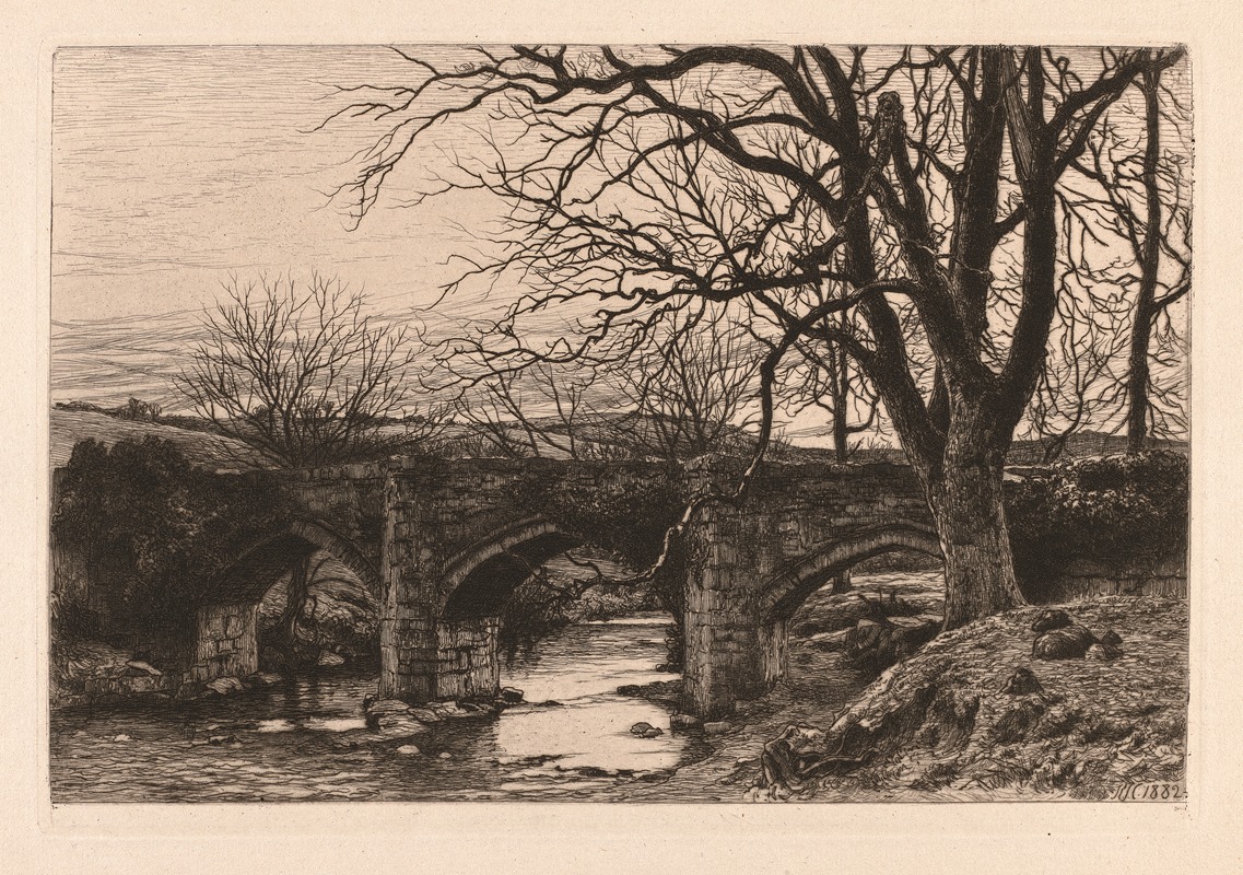 Richard Samuel Chattock - Chagford Bridge