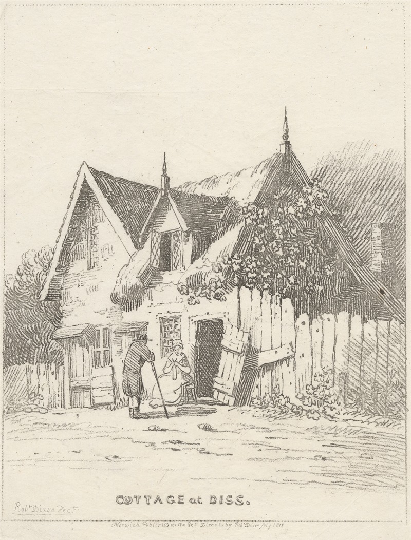 Robert Dixon - Cottage at Diss