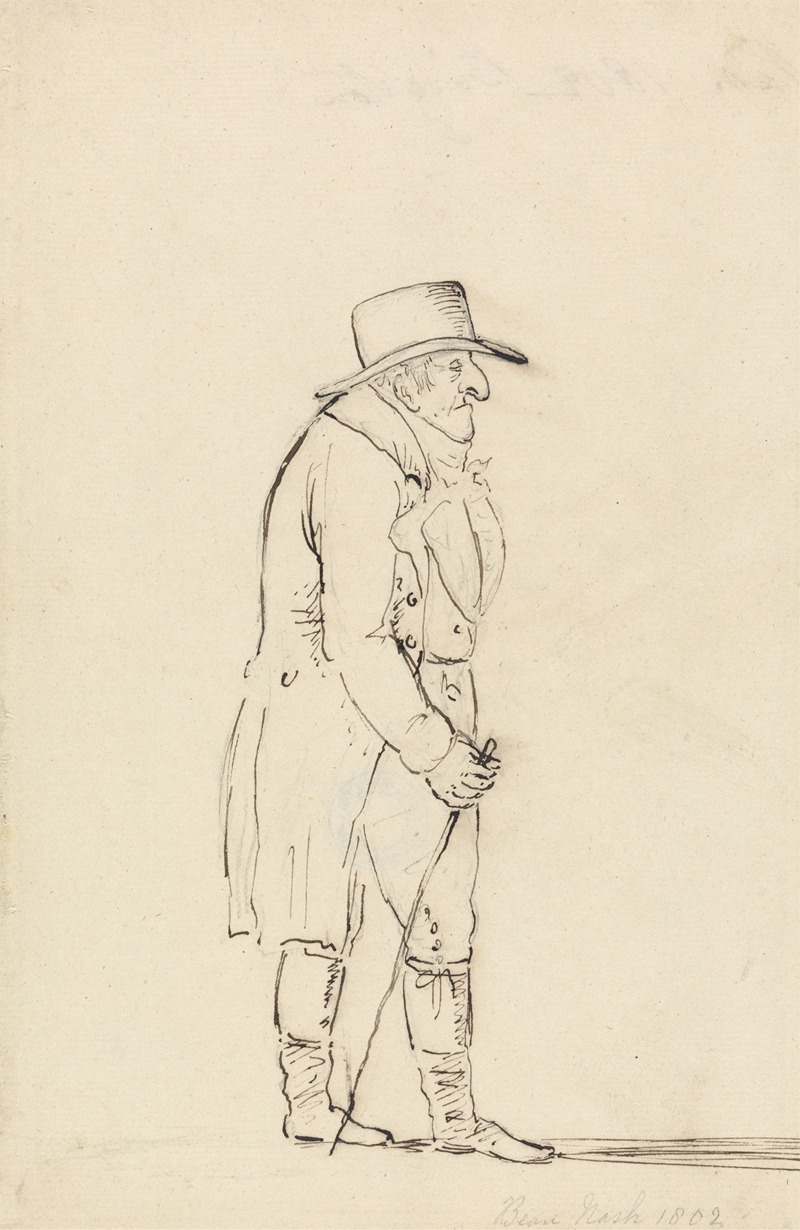 Robert Frankland - Caricature of Beau Nash