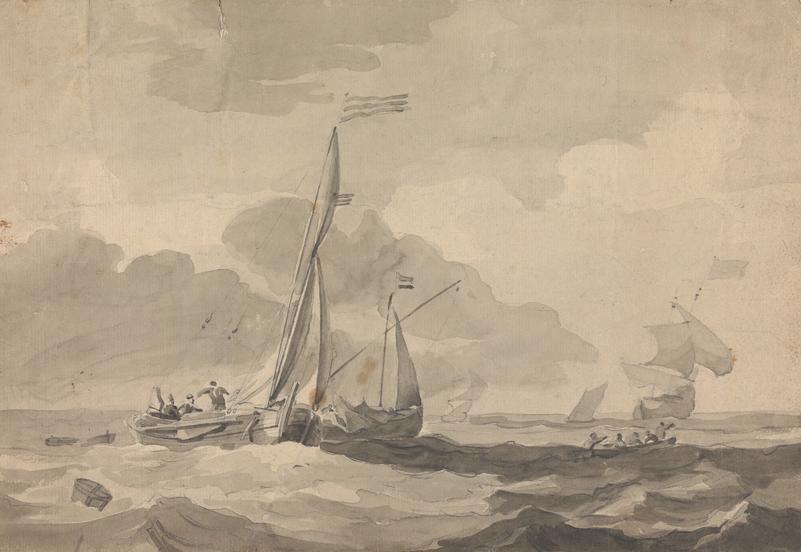 Sawrey Gilpin - Boats at Sea