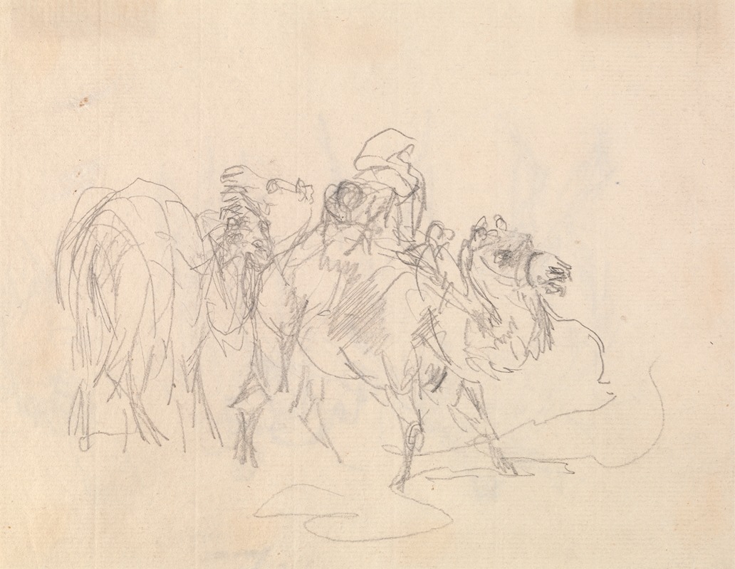 Sawrey Gilpin - Figures on camels