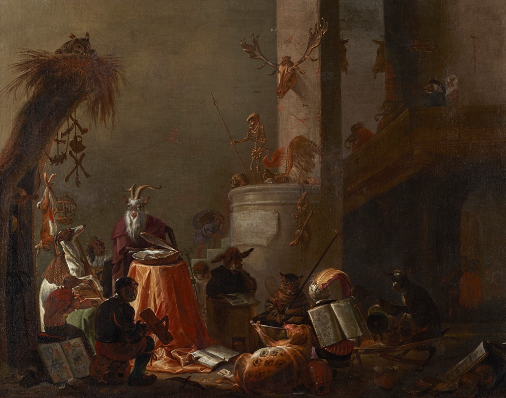 Cornelis Saftleven - College of Animals