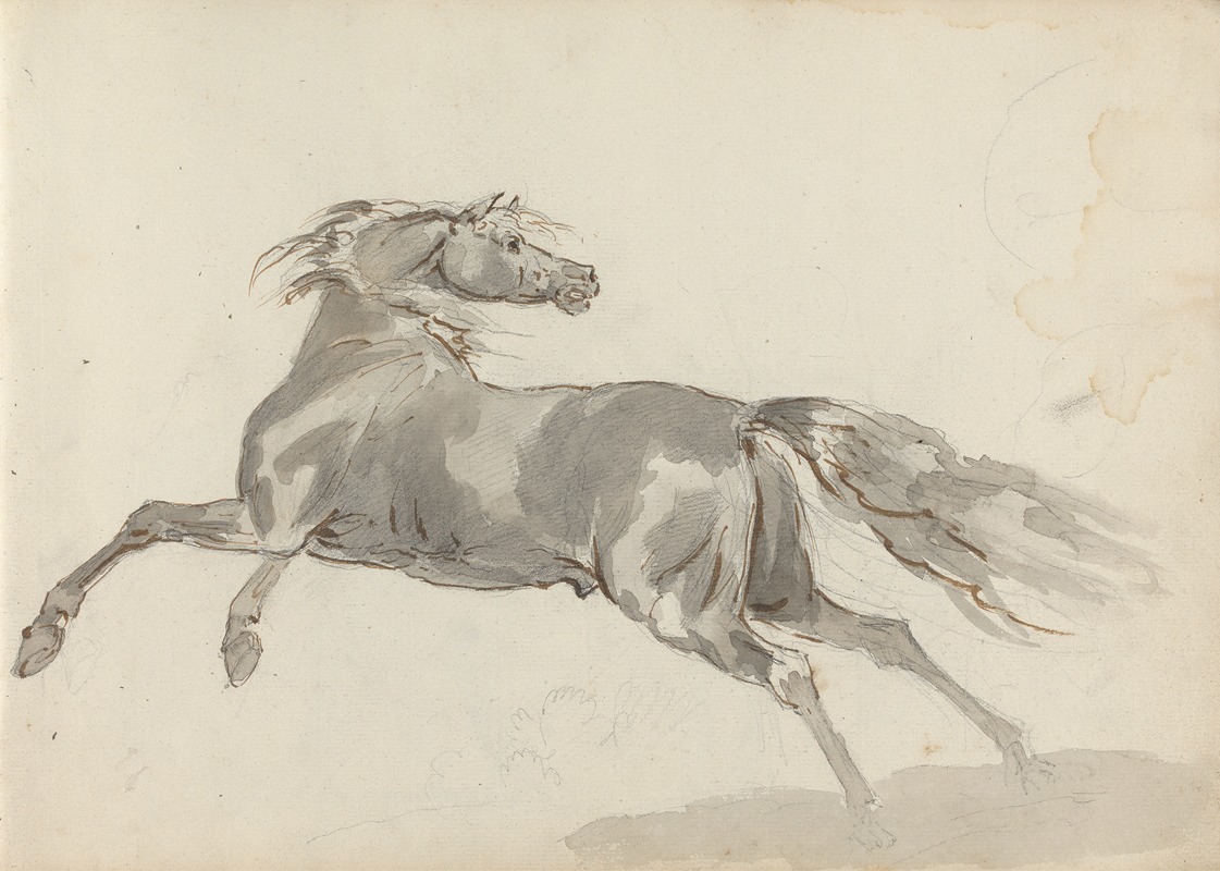 Sawrey Gilpin - Fourty-three Studies of Horses and Riders Pl.11