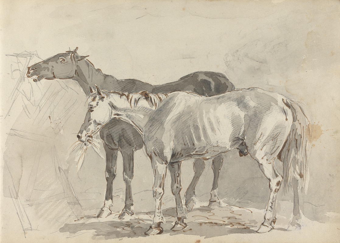 Sawrey Gilpin - Fourty-three Studies of Horses and Riders Pl.14