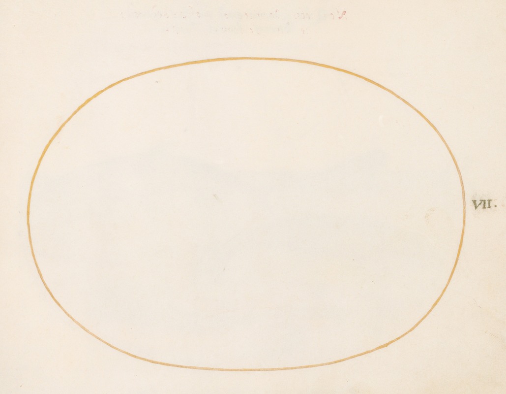 Joris Hoefnagel - Plate 7; Empty Oval