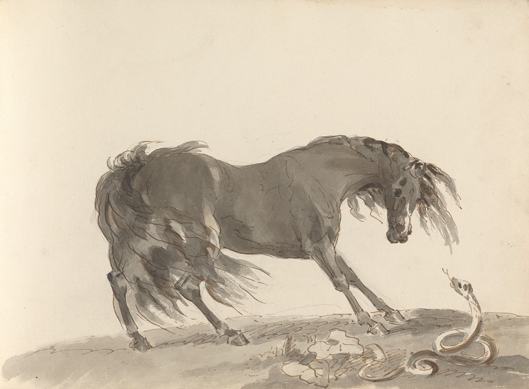 Sawrey Gilpin - Fourty-three Studies of Horses and Riders Pl.25
