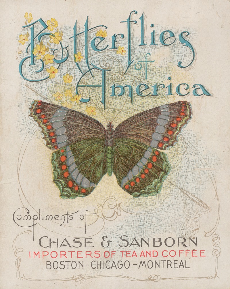 Chase & Sanborn - Butterflies of America Pl.1