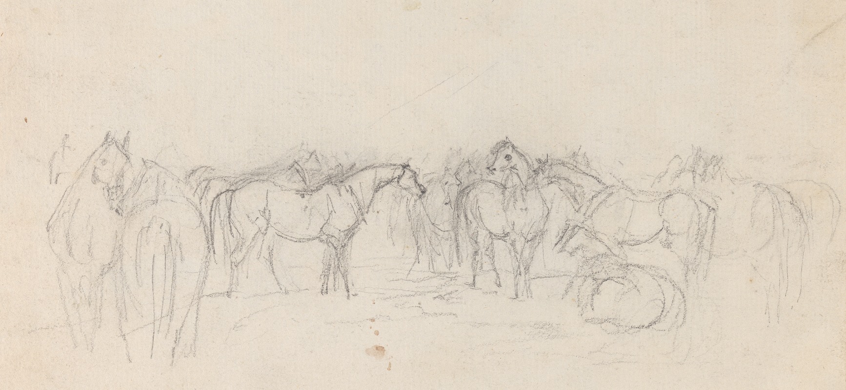 Sawrey Gilpin - Group of horses