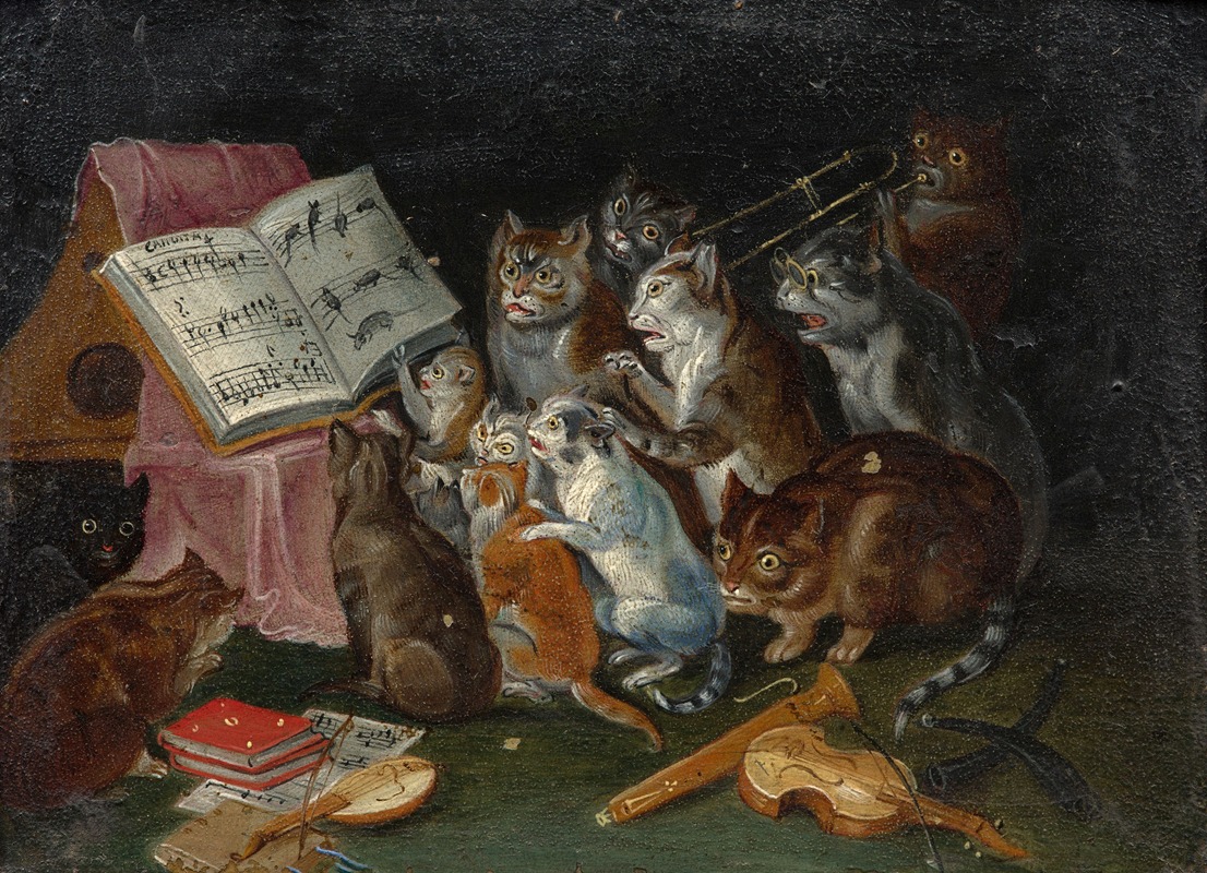 Ferdinand van Kessel - Concert of the cats