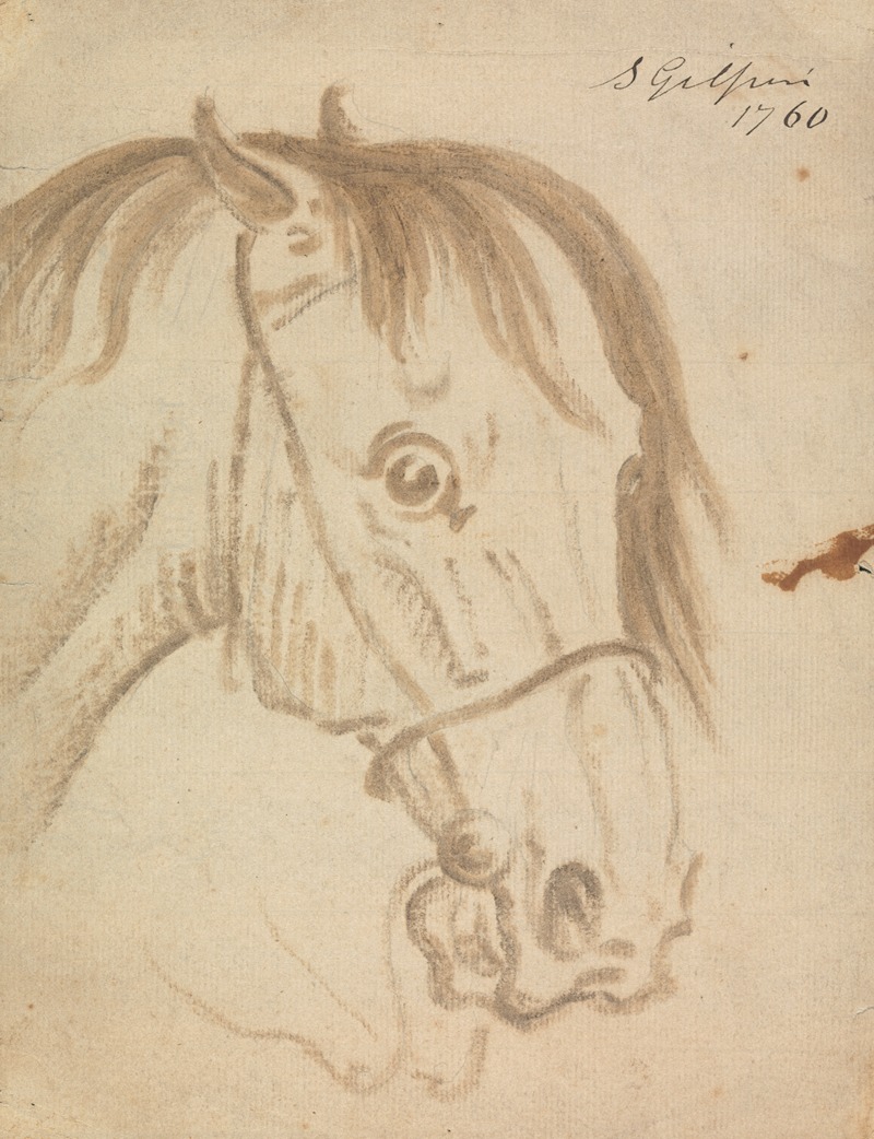 Sawrey Gilpin - Head of a Horse