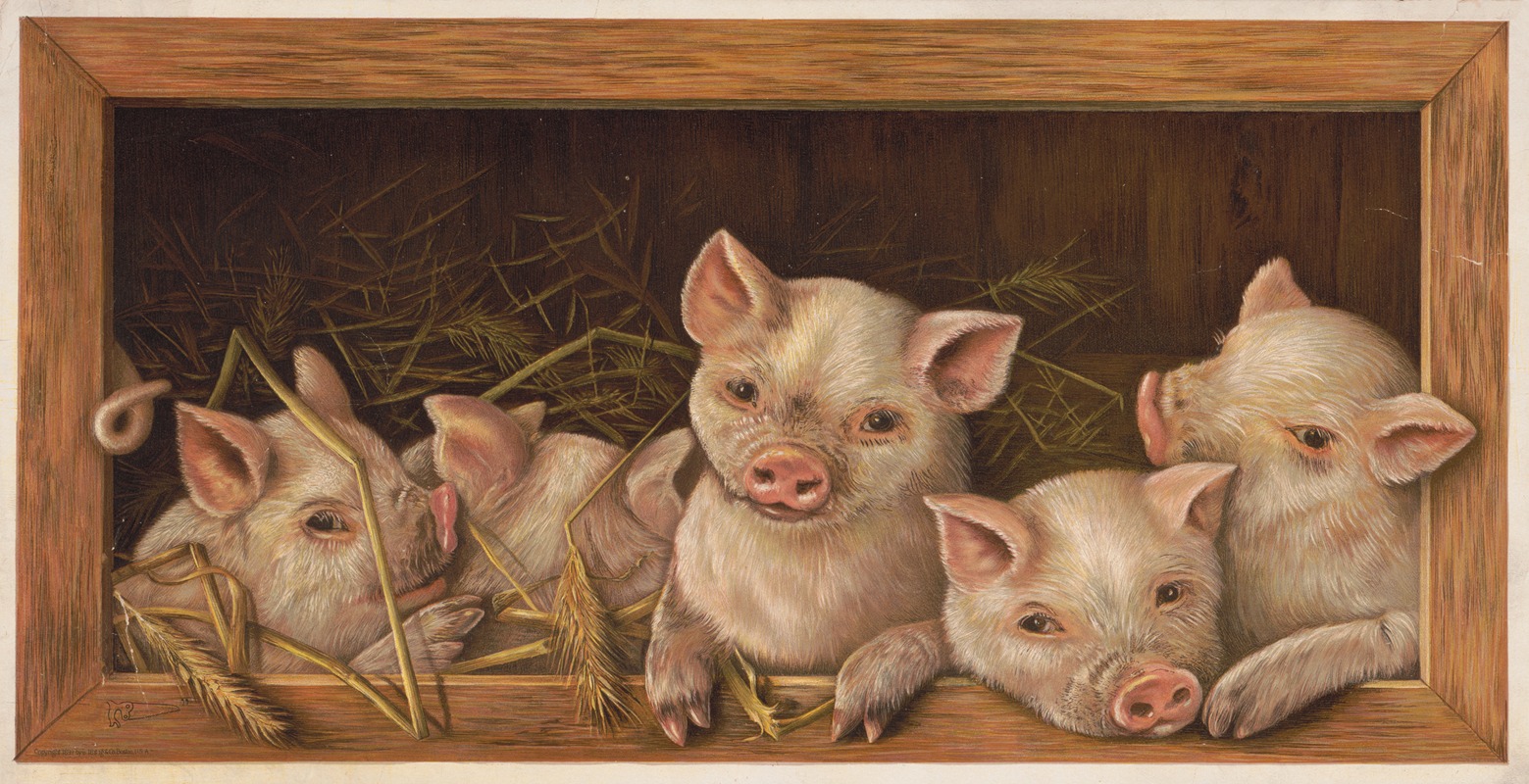 Louis Prang & Co. - The prize piggies