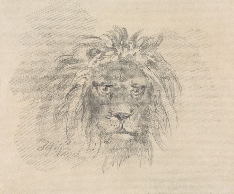 Sawrey Gilpin - Head of a Lion