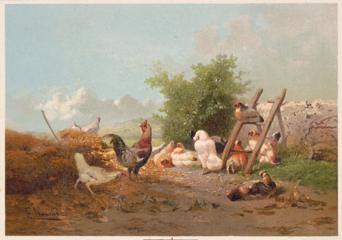 Théophile Victor Emile Lemmens - Poultry life