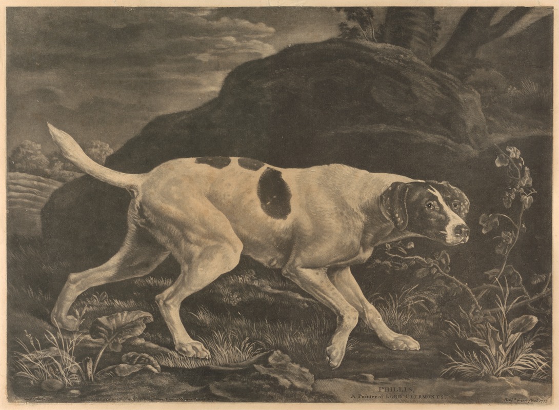 George Stubbs - ‘Phillis’, a Pointer of Lord Clermonts