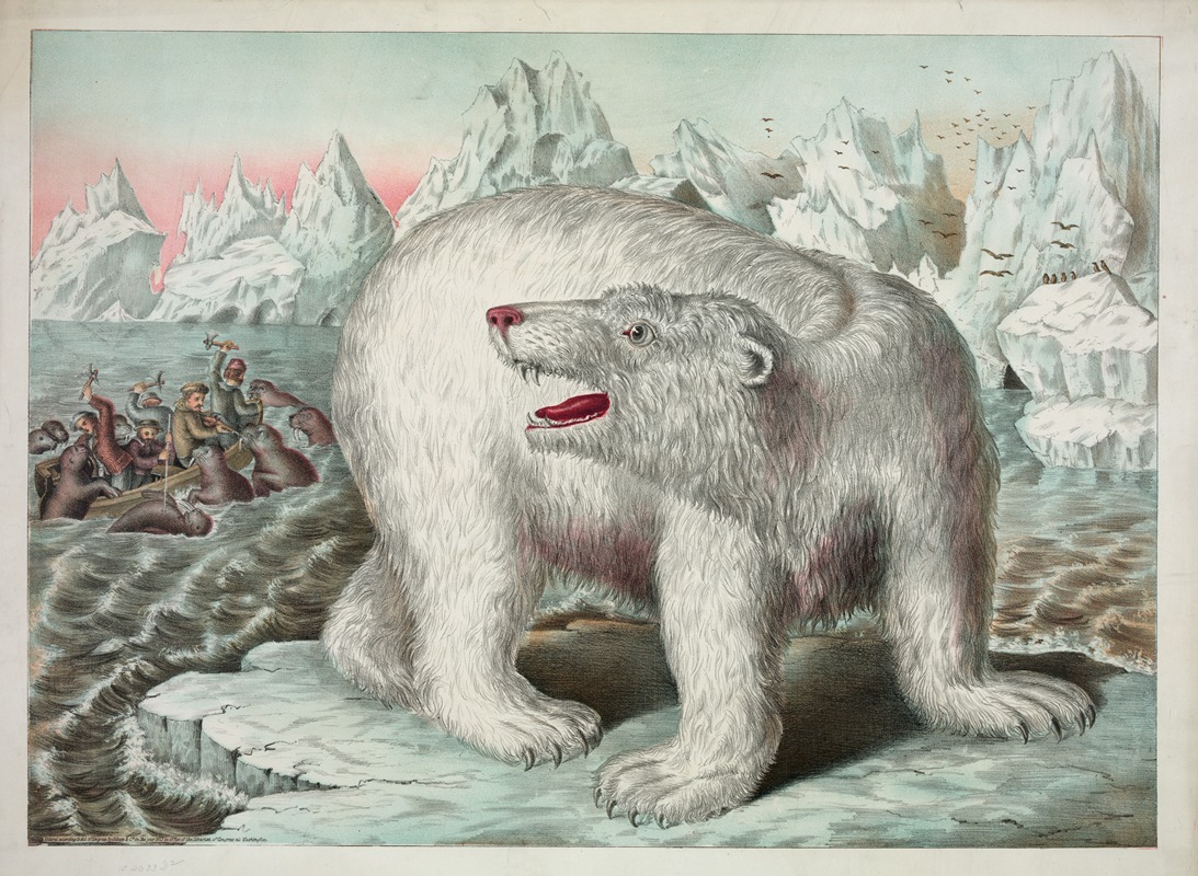 Gibson & Co. Lith - Polar bear