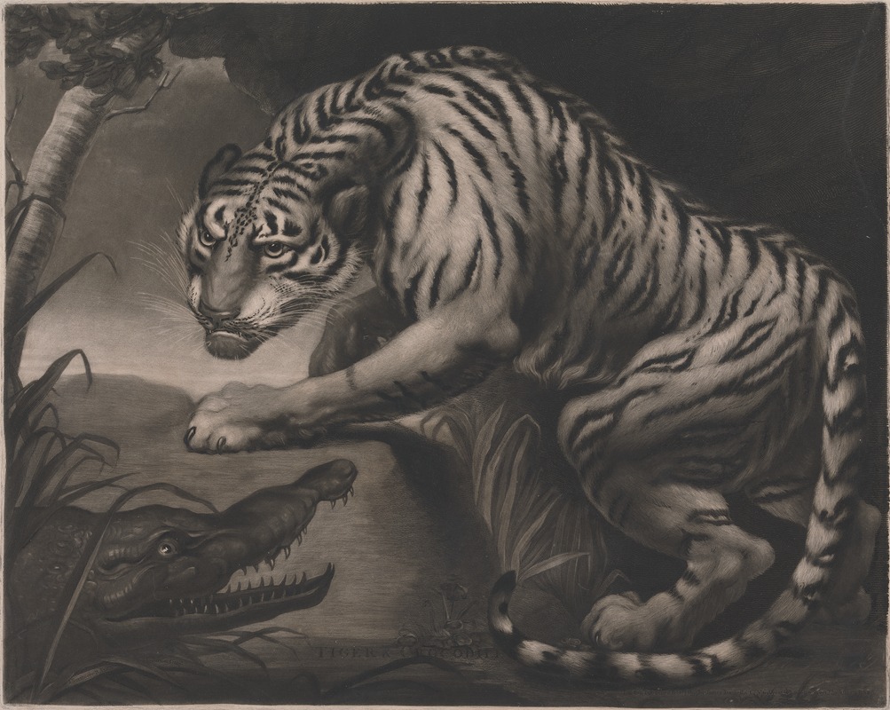 James Northcote - Tiger and Crocodile