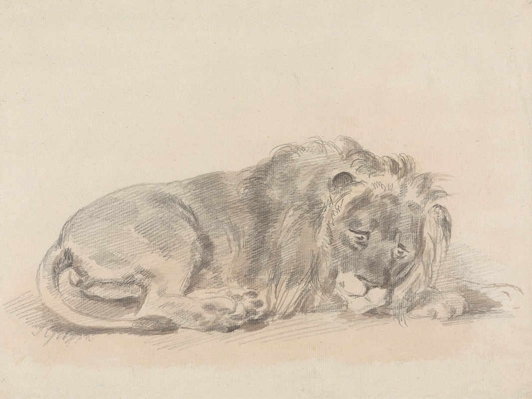 Sawrey Gilpin - Lion Lying Down.