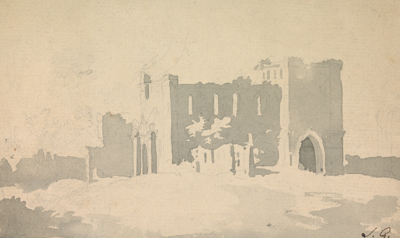 Sawrey Gilpin - Sketch of Castle