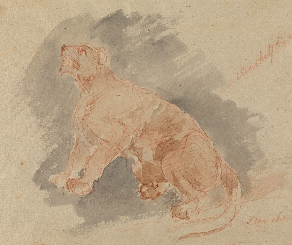 Sawrey Gilpin - Study of a tiger
