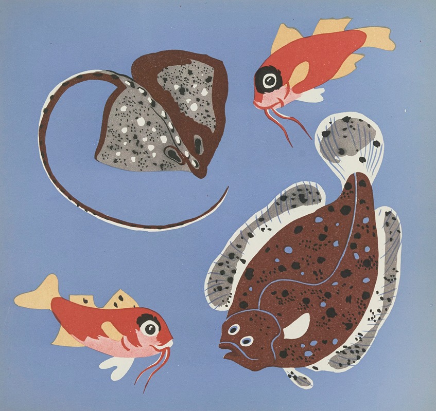 Elena Pavlovna Gertik - Images à colorier, Des Poissons Pl.11