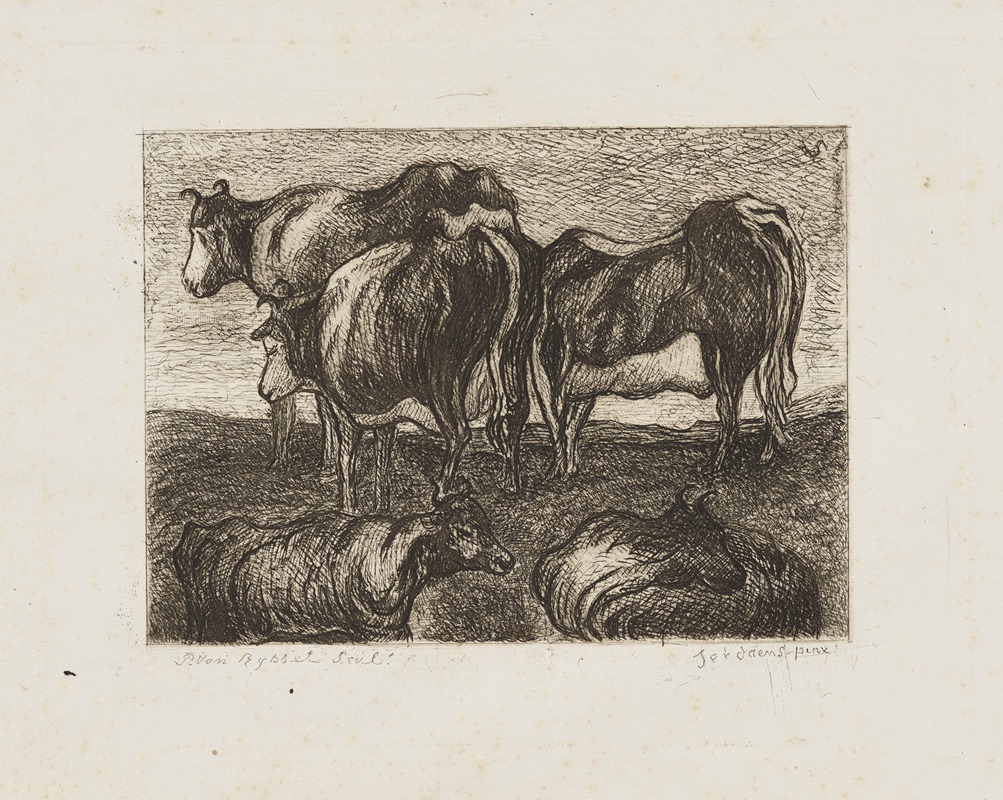 Paul Gachet - Les vaches