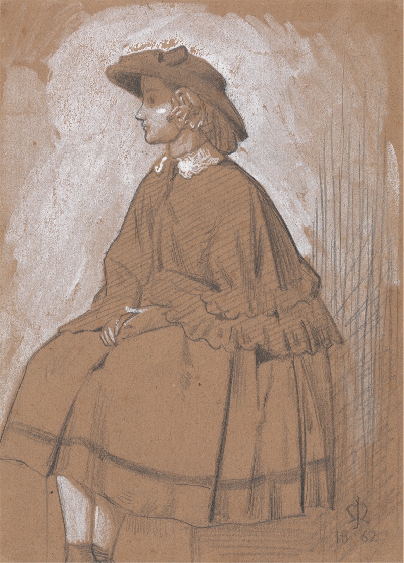 Sir John Everett Millais - Study of a Girl