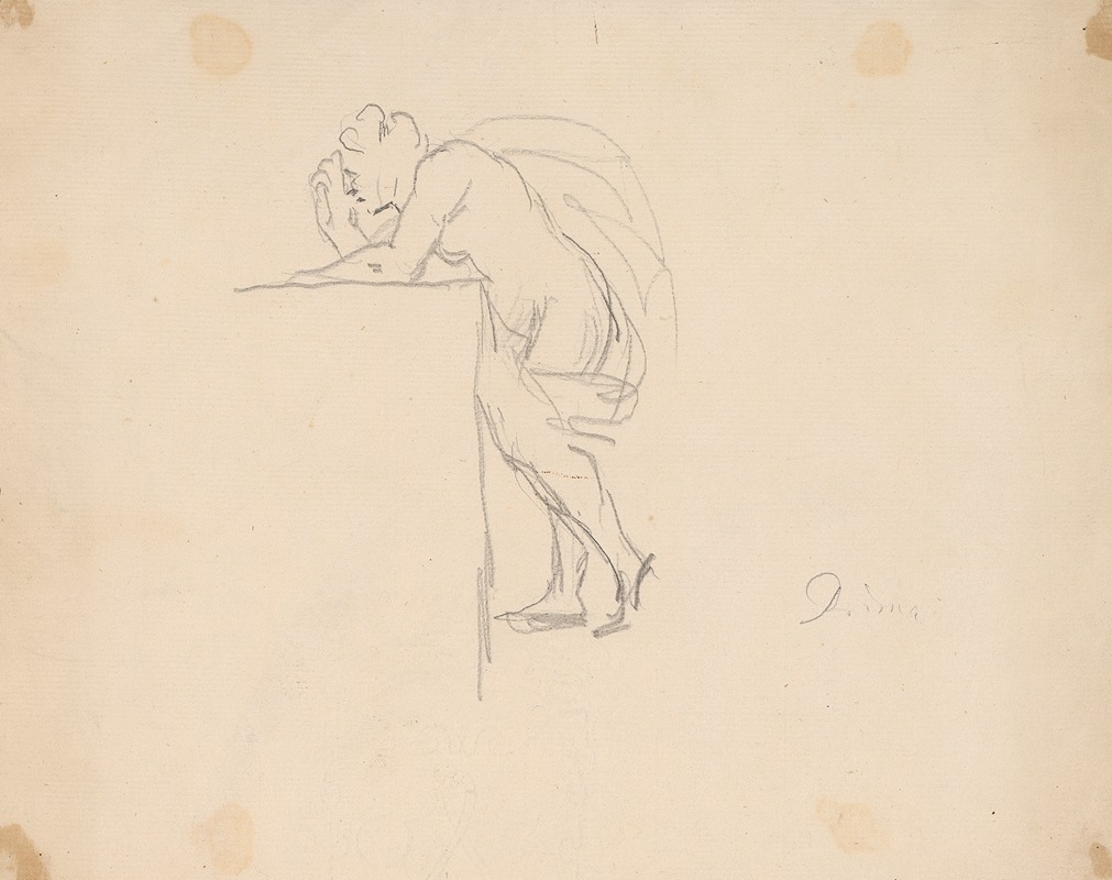 Sir Joshua Reynolds - Figure Leaning