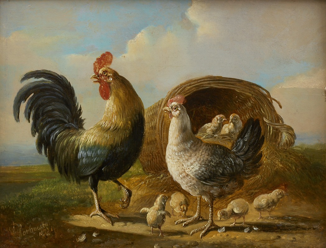 Albertus Verhoesen - Hoenderhof