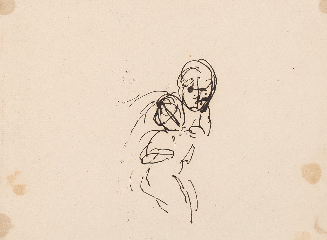 Sir Joshua Reynolds - Figure Sketch