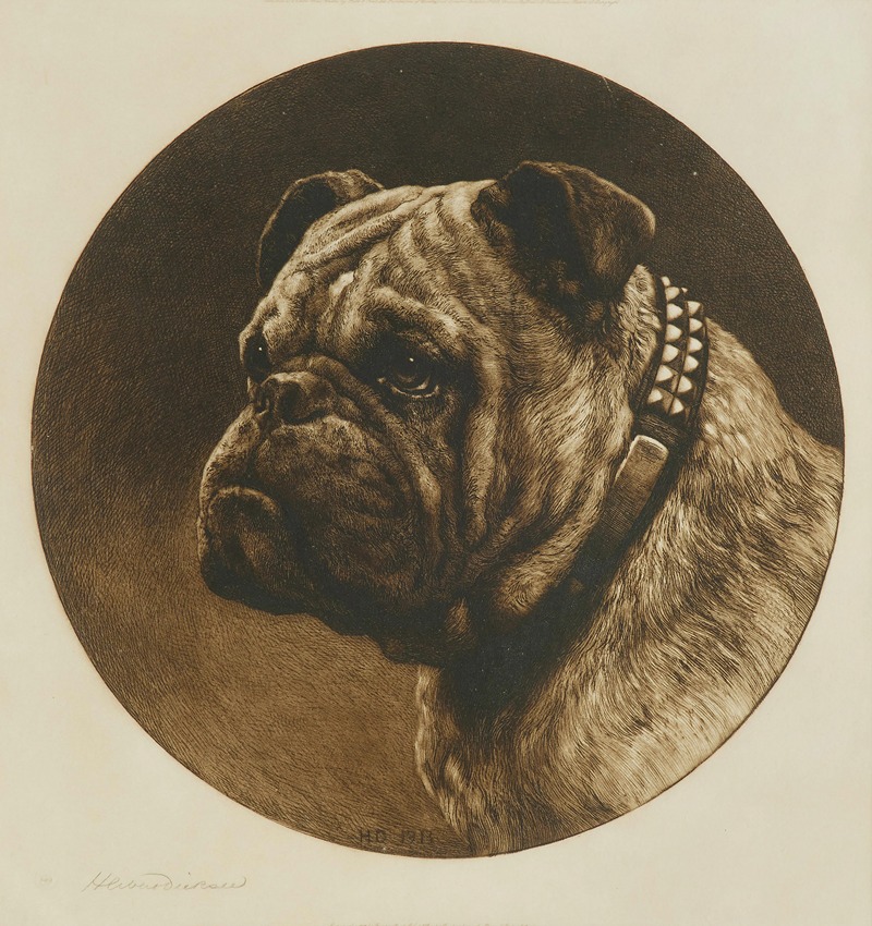 Herbert Thomas Dicksee - A British Bulldog