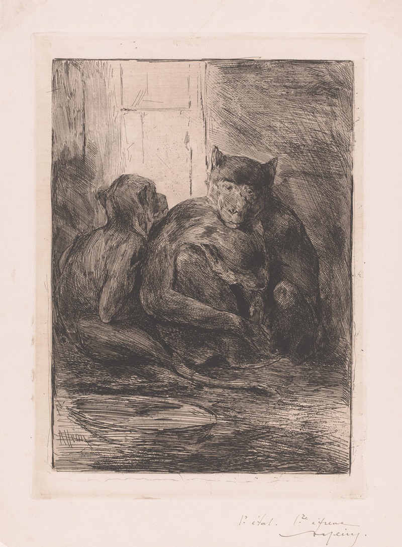 Armand Heins - Drie apen