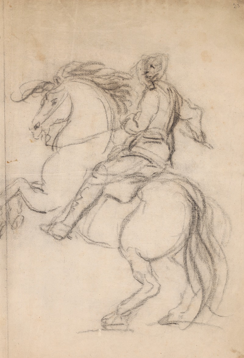 Sir Joshua Reynolds - Man on Horseback