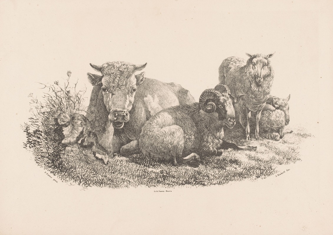 Jan Kobell III - Koe, ram en twee schapen