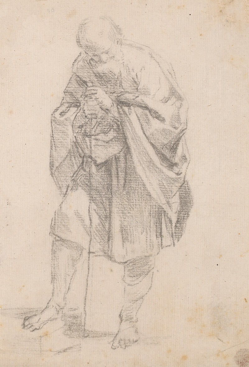 Sir Joshua Reynolds - Old Man with Cane