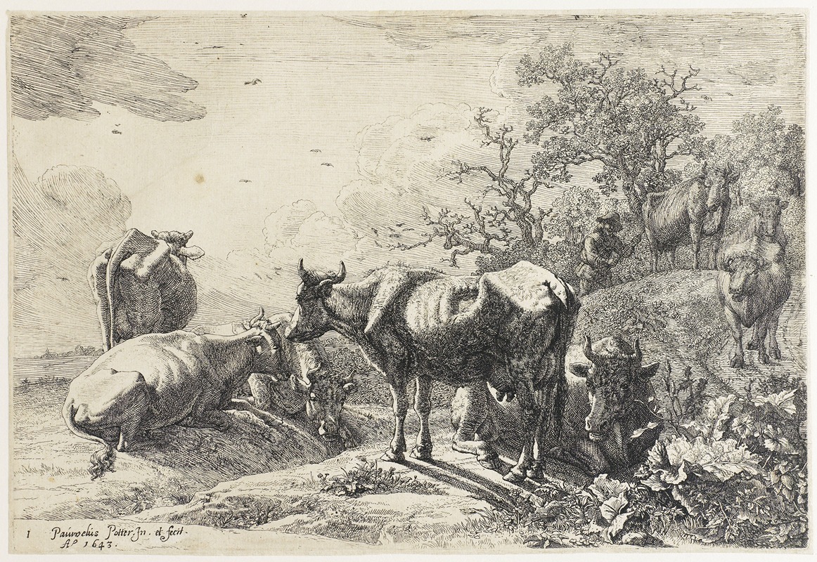 Paulus Potter - De veehoeder