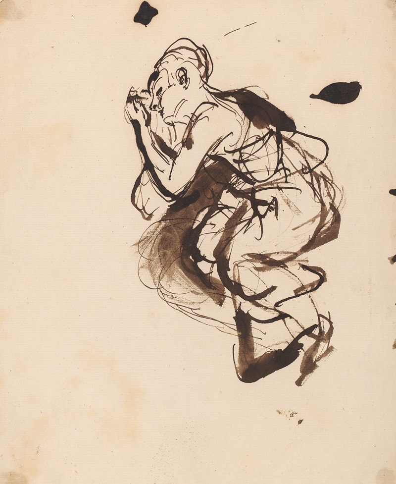 Sir Joshua Reynolds - Sketch of a Sleeping Woman