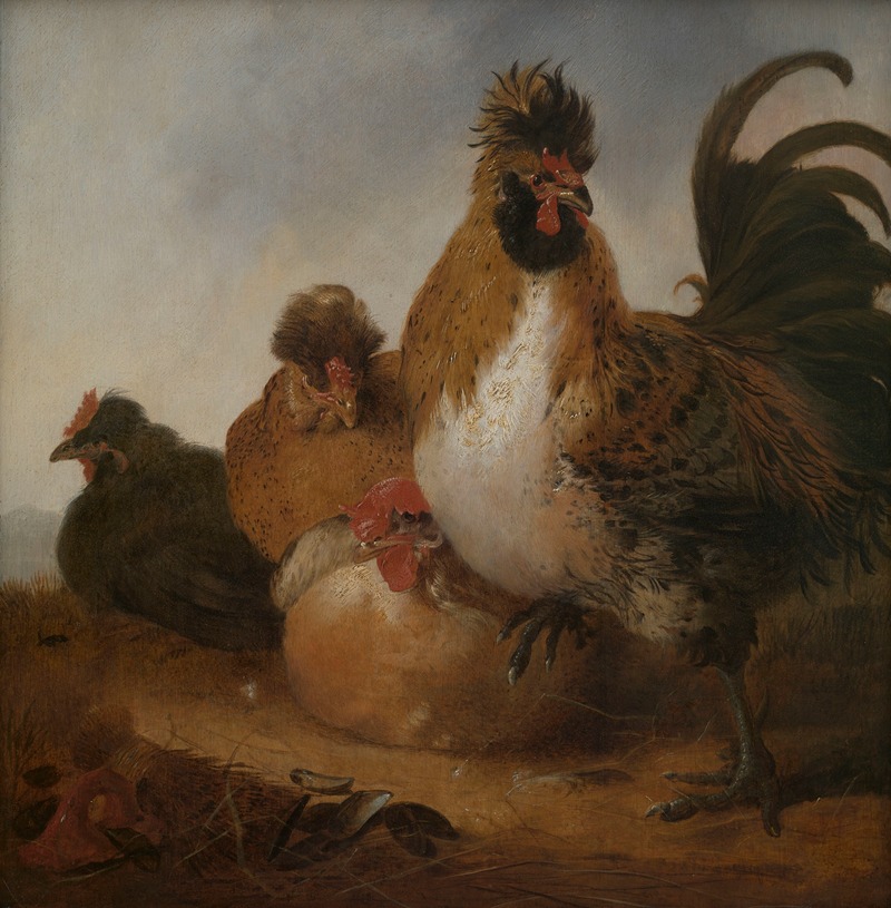 Aelbert Cuyp - Cock and Hens