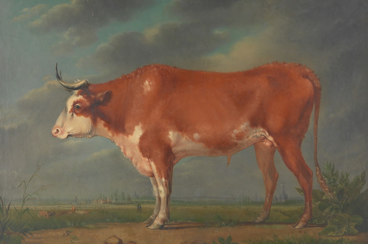 Eugène Joseph Verboeckhoven - Landscape with cow