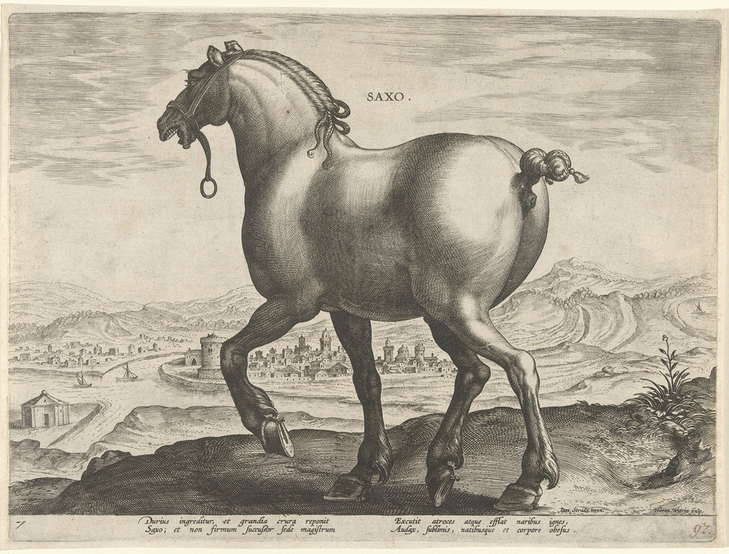 Jan Collaert the Elder - Saxo.
