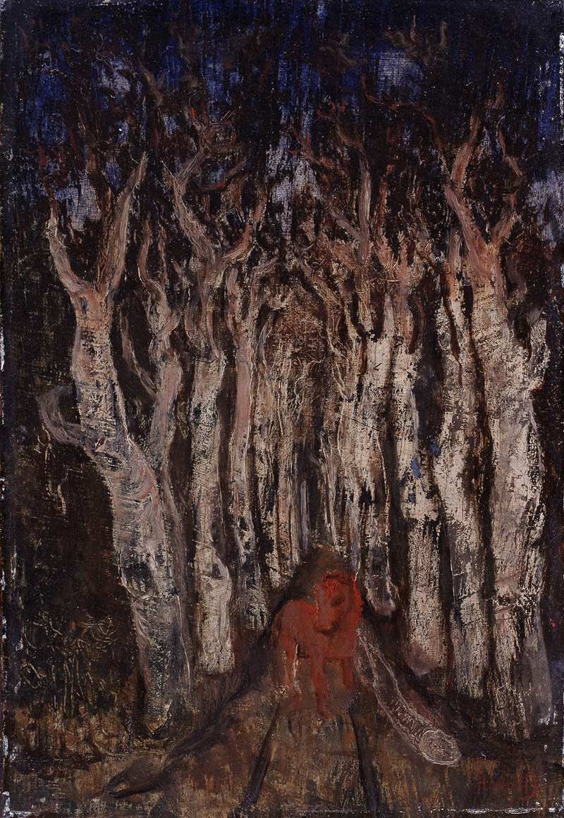 Hubert Wolfs - Horse in an Alley
