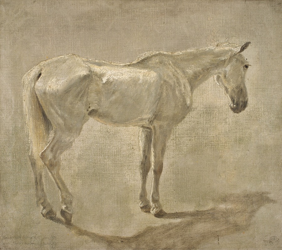 Jean Delvin - The White Horse