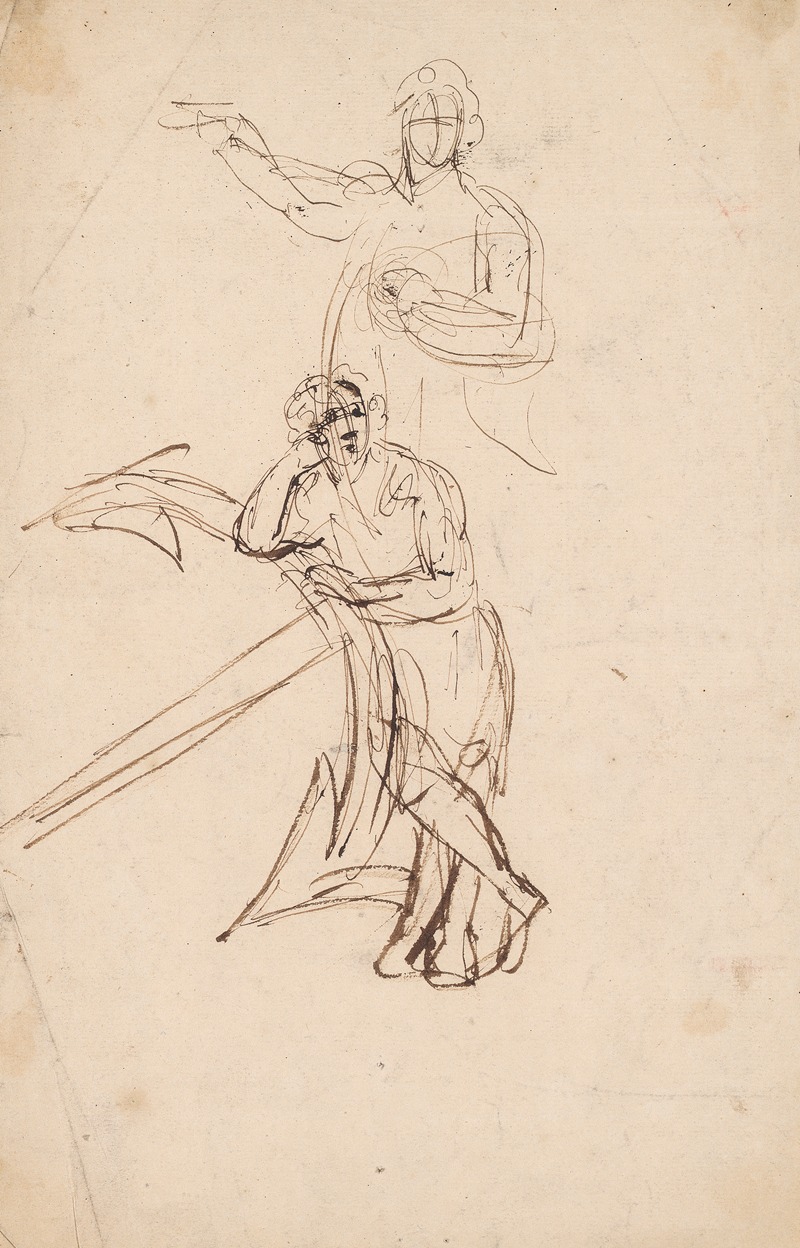 Sir Joshua Reynolds - Two Sketches of Man.