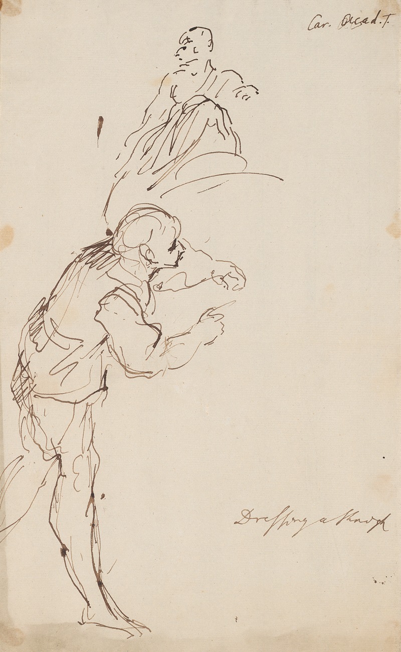Sir Joshua Reynolds - Two Sketches of Man