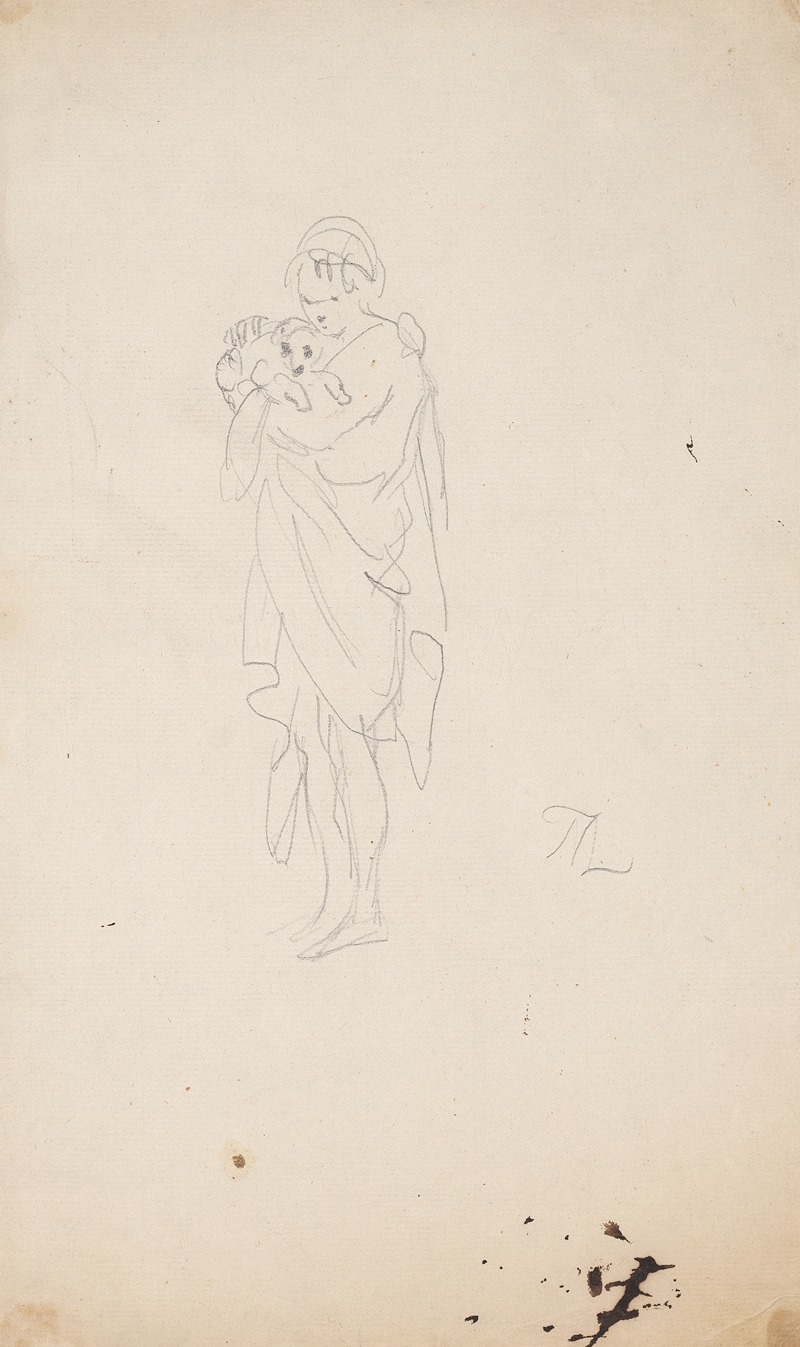 Sir Joshua Reynolds - Woman Holding Dog