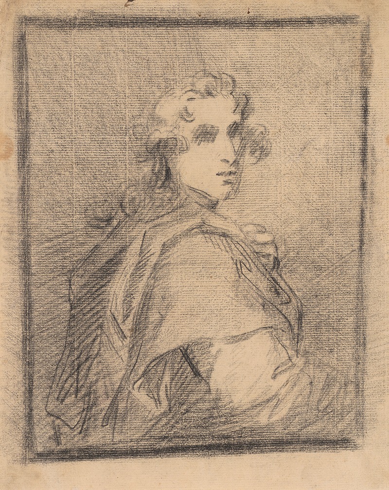 Sir Joshua Reynolds - Young Man Seated in Robes