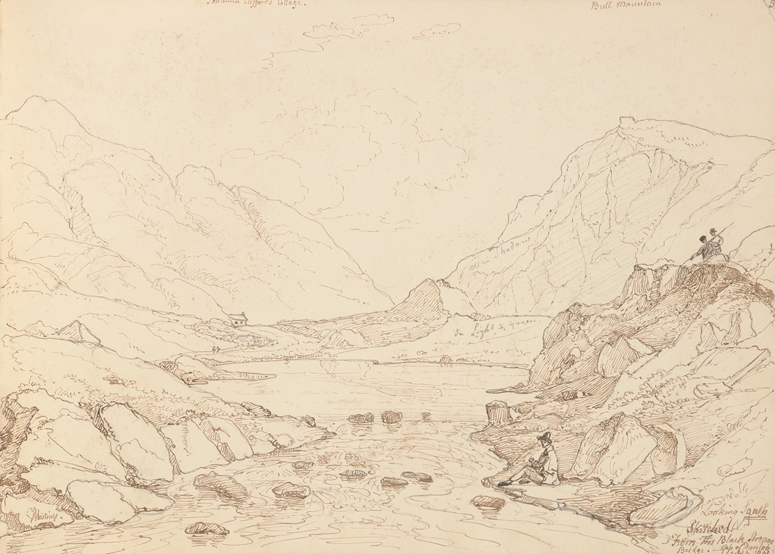 Thomas Hastings - Looking South From the Black Stream Bridge, 6 September 1841