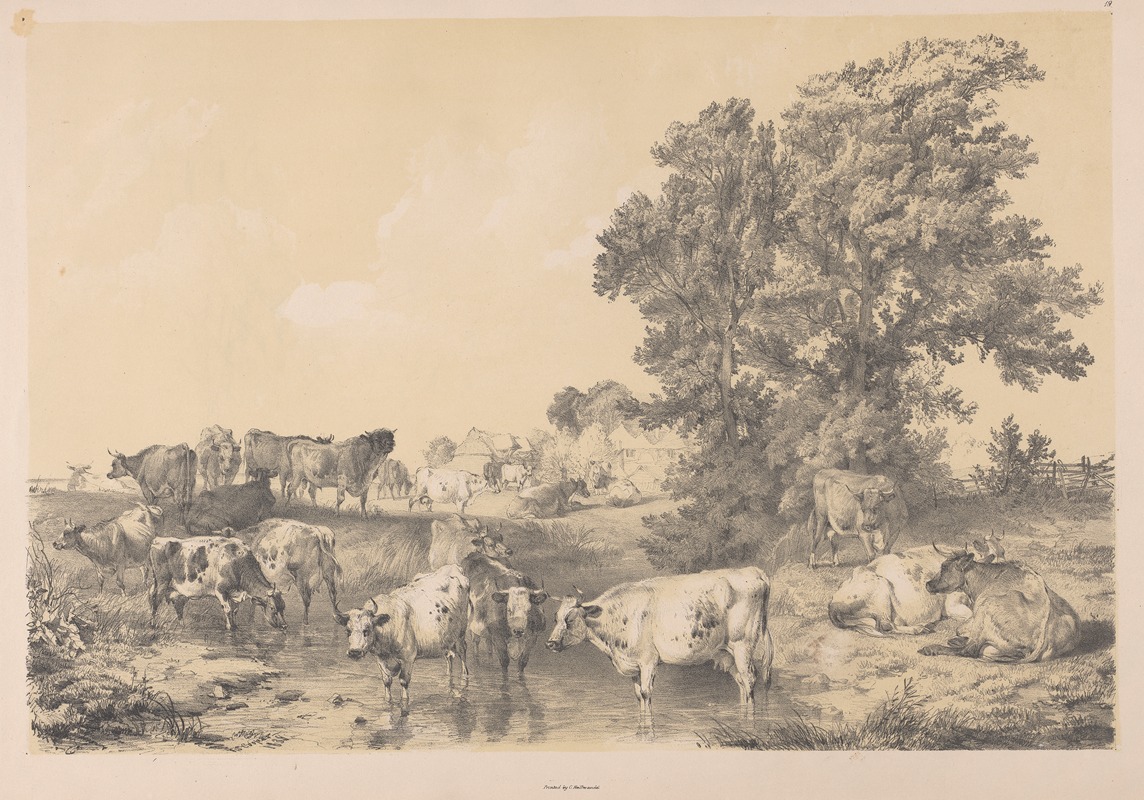 Thomas Sidney Cooper - Landscape with Cows
