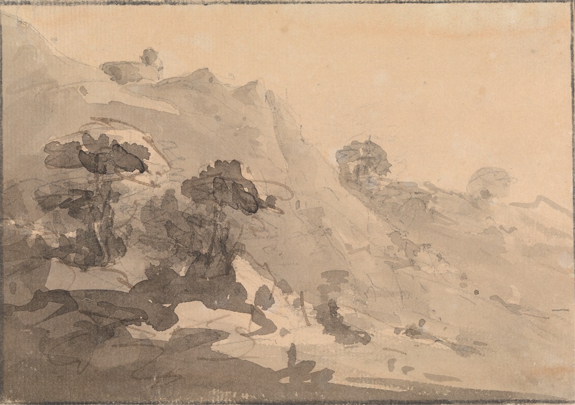 William Gilpin - Hilly Landscape