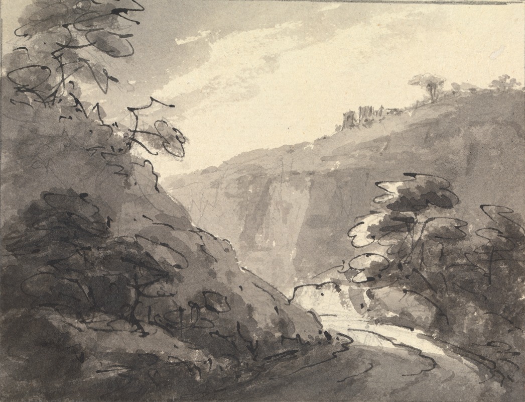 William Gilpin - Landscape with Road in Foreground