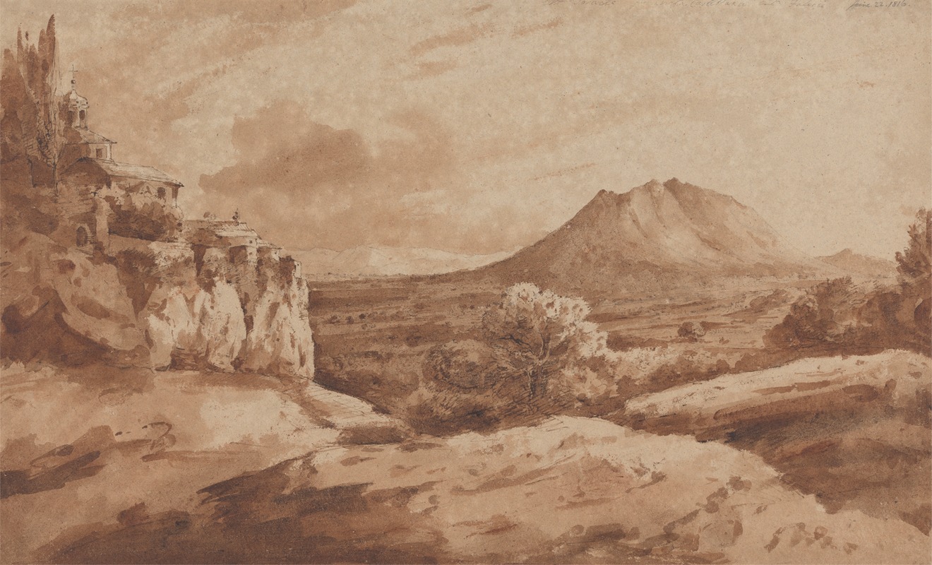 William Haygarth - Mount Soratte from Civita Castellana